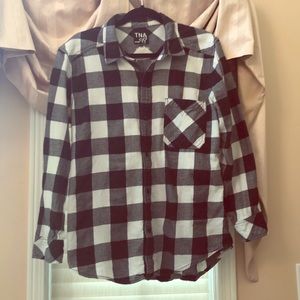 TNA Plaid Button Down